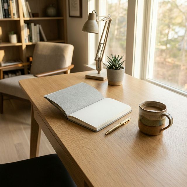 Modern clean workspace