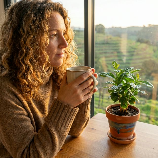 Healthy plant indoors